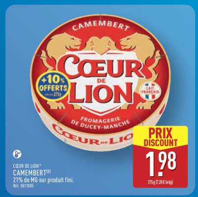COEUR DE LION CAMEMBERT