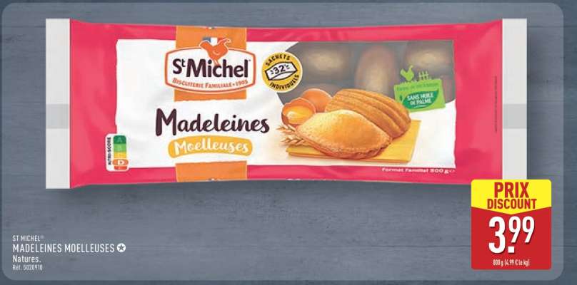 ST MICHEL Madeleines moelleuses