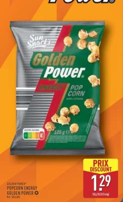 Golden Power Popcorn Energy
