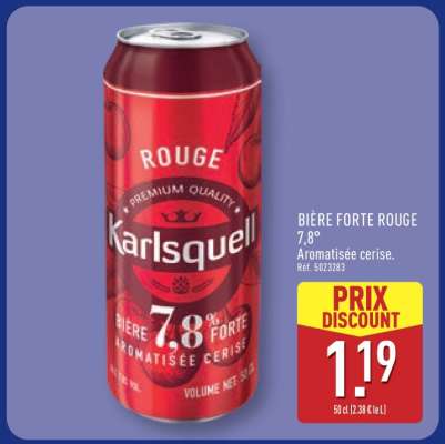 BIÈRE FORTE ROUGE