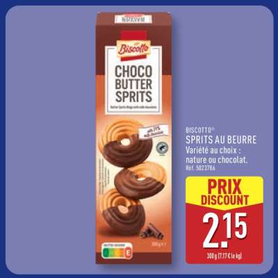 BISCOTTO® SPRITS AU BEURRE