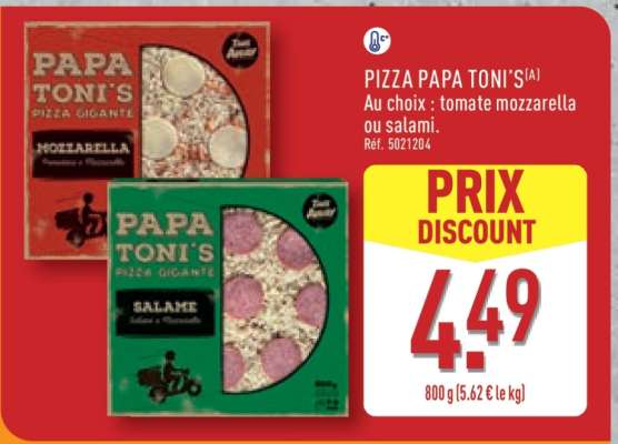 PIZZA PAPA TONI'S