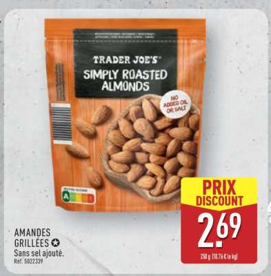 Amandes grillées