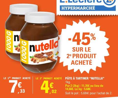 Pâte À Tartiner Nutella