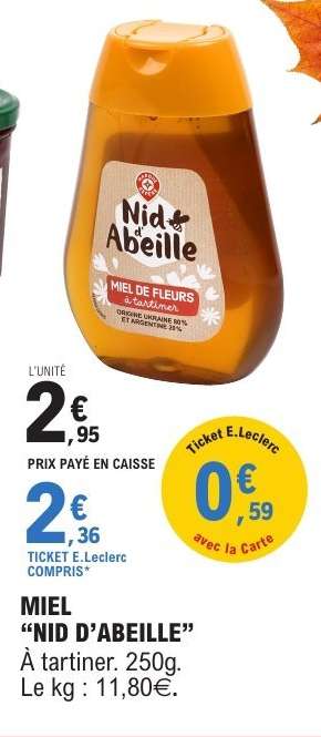 MIEL "NID D’ABEILLE"