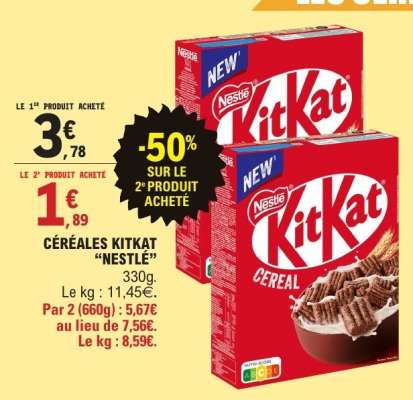 Céréales Kitkat Nestlé