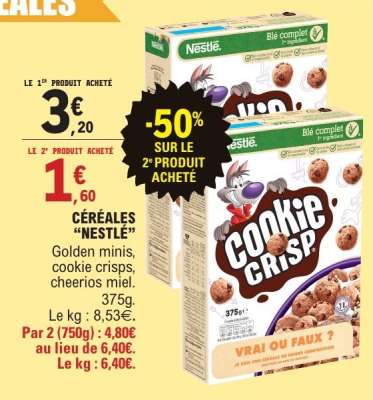 CÉRÉALES “NESTLÉ”