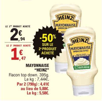 Mayonnaise 'Heinz'