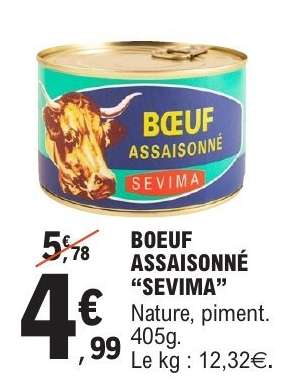 BOEUF ASSAISONNÉ “SEVIMA”