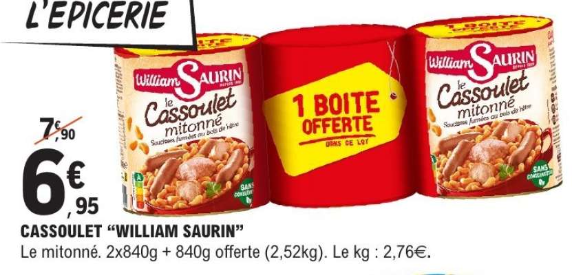 CASSOULET WILLIAM SAURIN