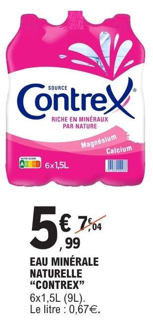 Eau Minérale Naturelle Contrex