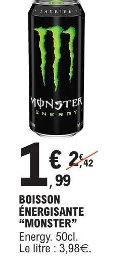 Boisson Energisante Monster
