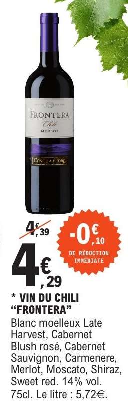 VIN DU CHILI “FRONTERA”