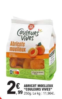 ABRICOT MOELLEUX “COULEURS VIVES”