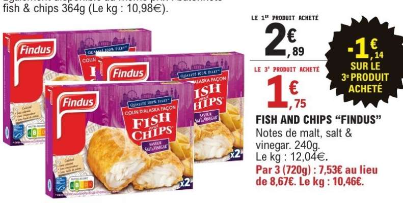 FISH AND CHIPS “FINDUS”