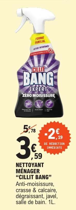 Nettoyant ménager Cillit Bang