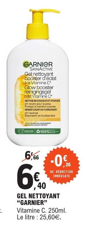 GEL NETTOYANT “GARNIER”