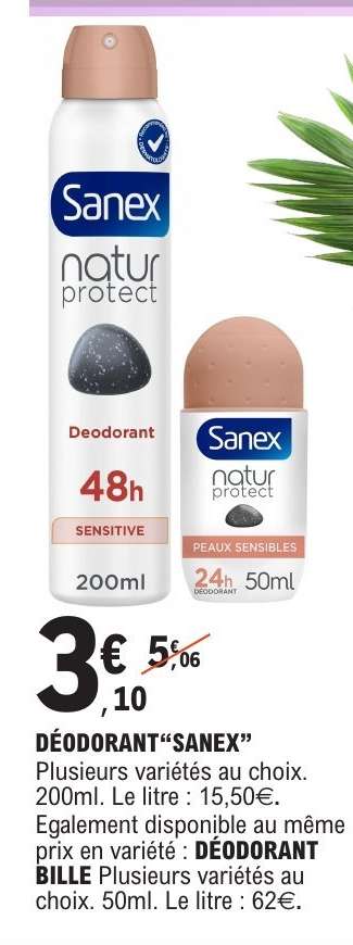 DÉODORANT SANEX