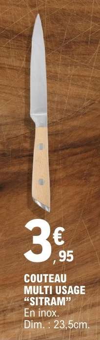 COUTEAU MULTI USAGE "SITRAM"