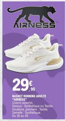 BASKET RUNNING ADULTE 'AIRNESS'