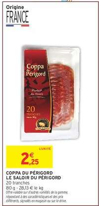 COPPA DU PÉRIGORD LE SALOIR DU PÉRIGORD