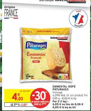 EMMENTAL RÂPÉ PÂTURAGES