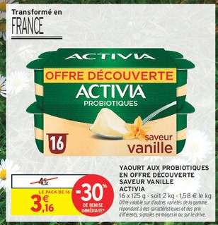 ACTIVIA Probiotiques