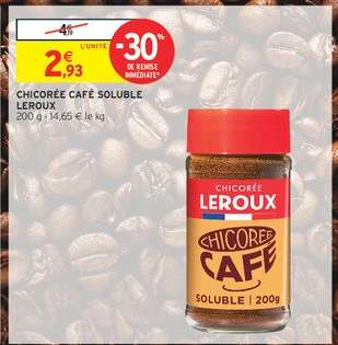 CHICORÉE CAFÉ SOLUBLE LEROUX