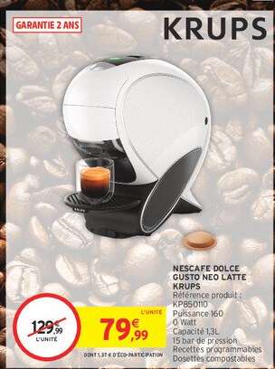 NESCAFE DOLCE GUSTO NEO LATTE KRUPS