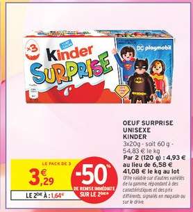 OEUF SURPRISE UNISEXE KINDER