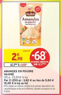 Amandes en poudre