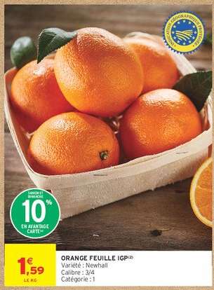 ORANGE FEUILLE IGP