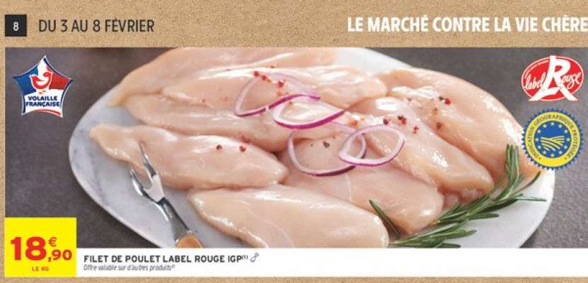 FILET DE POULET LABEL ROUGE IGP