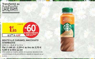 Bouteille Caramel Macchiato Starbucks