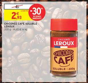 CHICORÉE CAFÉ SOLUBLE LEROUX
