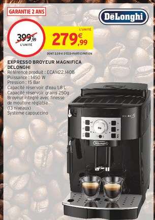 EXPRESSO BROYEUR MAGNIFICA DELONGHI