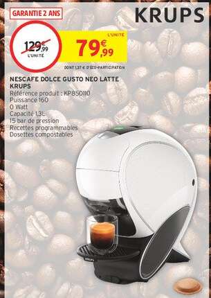 NESCAFE DOLCE GUSTO NEO LATTE KRUPS