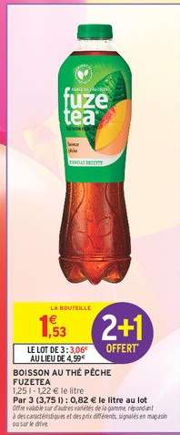 Fuze Tea Boisson au Thé Pêche