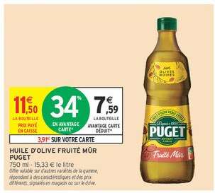 HUILE D'OLIVE FRUITÉ MÛR PUGET
