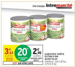 HARICOTS VERTS EXTRA-FINS SAINT ÉLOI