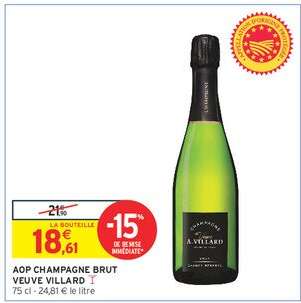 AOP CHAMPAGNE BRUT VEUVE VILLARD