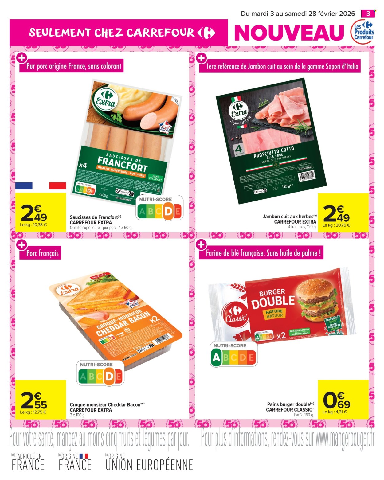 Catalogue Carrefour Market - 03/02/2026 - 28/02/2026. Page 3
