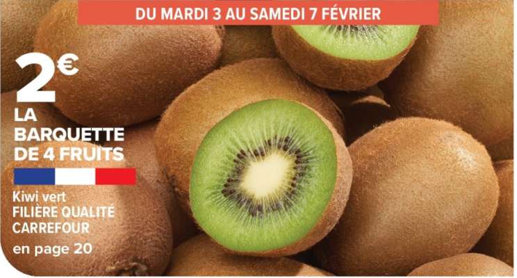 LA BARQUETTE DE 4 FRUITS