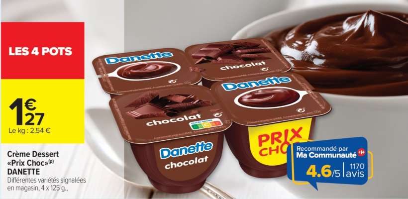 Crème Dessert «Prix Choc»® DANETTE