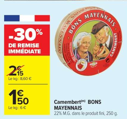 Camembert Bons Mayennais