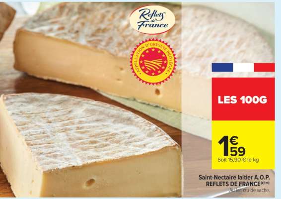 Saint-Nectaire laitier A.O.P. REFLETS DE FRANCE