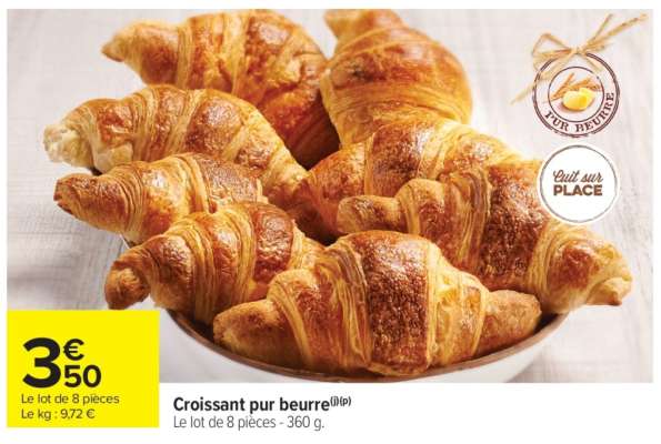 Croissant pur beurre