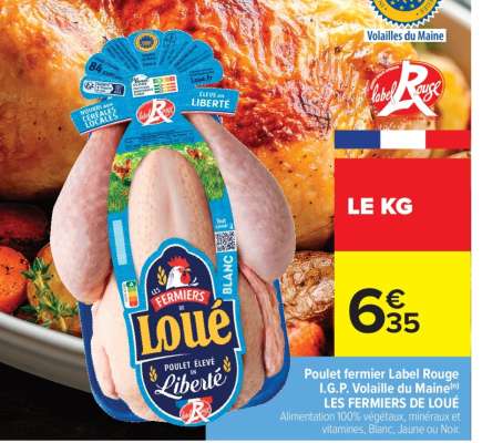Poulet FERMIER  Label Rouge