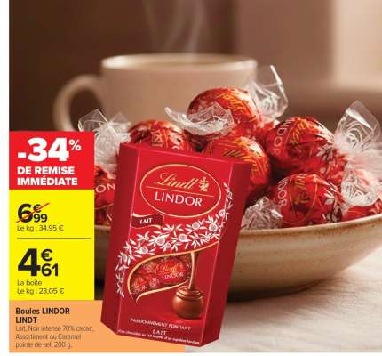 Boules Lindor Lindt