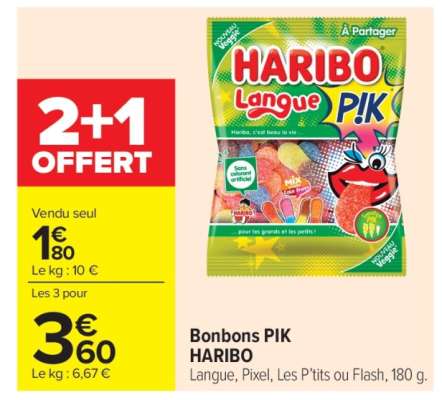 Bonbons PIK HARIBO